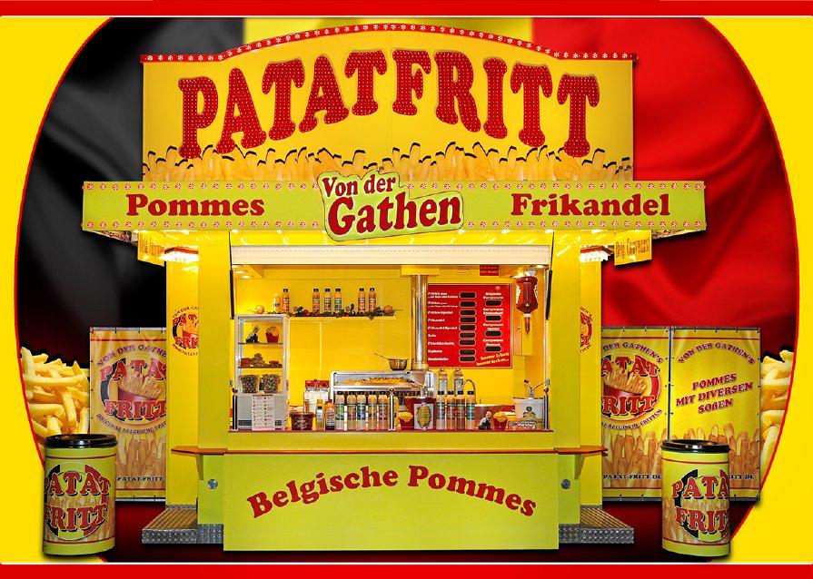 Patat Fritt Verkaufsstand